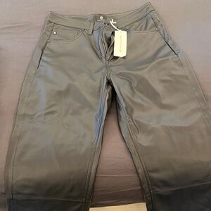 AG Adriano Goldschmied Men's Black Straight Jeans